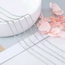 2m 1-3mm Flat O-Shape Stainless Steel Gold Chain, Bulk Cable For DIY Jewelry Making Craft Supplies - Chain - View 4