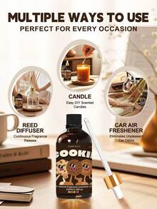EMBRACEX. Tinh dầu hương bánh quy 100ml, kèm ống nhỏ giọt, thích hợp để làm nến, khuếch tán tinh dầu hoặc sử dụng hàng ngày. - Bánh quy - Xem 4