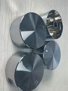 2pcs 6mm Aluminum Alloy Gas Stove Knobs - Durable Metal Kitchen Cooktop Burner Control With Textured Handle, Easy To Operate, Fit Most Grills And Ovens, Stove Top Protector - Multicolor - View 16