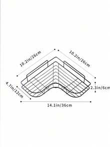 1个无孔铁艺置物架，办公/浴室收纳架，浴室置物架，壁挂式，浴室储物柜，厨房配件，厨房收纳，化妆品收纳，配件，浴室用品，洗发水，爽肤水，化妆品，置物架，浴室配件，不锈钢置物架，带挂钩，适用于浴室、卧室、办公室，免胶贴纸，浴室用品，收纳支架，收纳盒用品 - T - 查看 6