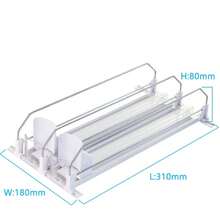 Dụng cụ đẩy/cánh quạt đồ uống, hộp đựng chai và lon trong tủ lạnh, máy rót lon soda tự động với vách ngăn hai lớp được nâng cấp và khóa định vị, đồ dùng nhà bếp, đồ dùng sắp xếp và lưu trữ trong tủ quần áo, đồ dùng để bàn. - Nhiều màu - Xem 16