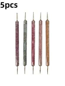 1 Bộ bao gồm: 1/5 Bút chì màu, Bút vẽ móng, Bút vẽ họa tiết, Bút dập nổi hình cầu (dùng cho giấy chuyển hình), Dụng cụ vẽ theo mẫu, Dụng cụ dập nổi giấy, Dụng cụ tô màu móng, Dụng cụ tạo hình đất sét hình cầu, Vật tư làm móng, Bút tô màu hai đầu, Kỹ thuật tô màu móng, Bộ dụng cụ làm móng hoàn chỉnh, Sản phẩm chăm sóc móng, Dụng cụ làm móng, Dụng cụ thủ công làm móng, Mùa tựu trường, Nghệ thuật làm móng, Hình dán móng - Nhiều màu - Xem 9