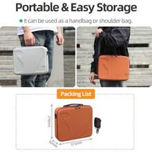 Funda de transporte para  Flip bolsa de hombro portátil de viaje para  Flip Accesorios compatible con control remoto RC 2/RC-N3-B031 - Negro - - Ver 3
