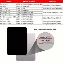 Minimalist Y-Shaped Foldable Spray-Painted Transparent Acrylic Crystal Flat Protective Case, Compatible With Pad Mini6/7/9.7/10.2/10.5/10.9/12.9/13/Pro 11, 10th Generation, Protective Case Supports Multi-Angle Adjustment, Six Bracket Placement Modes, Built-In Pen Slot, Transparent Back Cover, Anti-Drop Protection, Auto Wake/Sleep - Transparent Y-fold Single-sided Printing 11AH - View 7