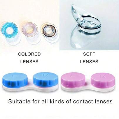 10 piezas talla grande que solo una solución de almacenamiento de lentes, nuestro estuche de lentes de contacto de uso múltiple es una herramienta versátil para su rutina diaria de cuidado ocular. El espejo incorporado en la tapa le permite insertar o retirar sus lentes con precisión, incluso cuando está fuera de casa.