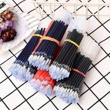 100pcs 0.5mm Fine Tip Refill Ink Cartridges, Black/Blue/Red Ballpoint Pen Refills, Large Capacity For Business, Office & Study - Pen Refill - View 9