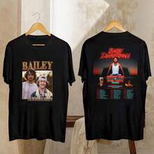 Tour 2026 Bailey ZimmermanS Different Night Same Rodeo Shirt, Bailey ZimmermanS Fan Gift, Bailey ZimmermanS Merch, ZimmermanS Country Music Tee - 黑色 - 查看 1