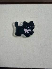 Soporte adhesivo para teléfono móvil con diseño de gato y perro de dibujos animados, agarre de teléfono flexible, soporte plegable multifunción con cojín de aire - Multicolor - Ver 3