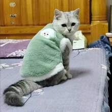 1pc Pet Dog Hoodie, Autumn/Winter Fleece Warm Sleeveless Sweatshirt, Cute Soft Comfortable Cat Vest Suitable For Small Dogs And Cats - Pink - View 8