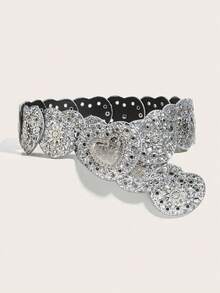 1pc Western Cowgirl Boho Style Women's Belt, Paired With Antique Bronze Metal Leather Belt, Suitable For Autumn, Winter, Spring, Jeans, Halloween, Skirts, Maxi Dresses, Parties, Galas, Outfits - Brown - View 10