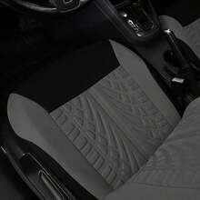 2 st/set universella bilsätesöverdrag, fjärils- och däckmönster, skyddande bilsäteskudde, andningsbara elastiska nätsätesöverdrag året runt - Rosett - Visa 10