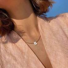 Women's Faux Crystal English Letter Beaded Necklace, Niche High-End Fashion Clavicle Chain - Letter Crystal Necklace - View 4