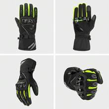 1 摩托车手套 防摔 触屏 耐磨 全指运动手套 赛车防护手套 摩托车越野骑行手套 防水反光户外骑行手套 男女通用 骑行必备装备 - WN-01手套 - 查看 3