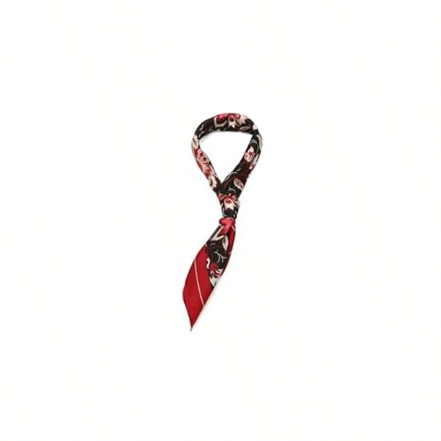 Bonito pañuelo de seda para mujer elegante y ligero accesorio de moda para uso diario -008 - como en la foto - Ver 1