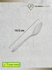 Cucharas Cafeteras Acero Inoxidable Juego 36 Piezas Plateado Para Restaurante Utensilio De Cocina Comedor Chef - Gris Oscuro - Ver 6