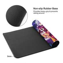 Mouse Pad Anime Black Extended Desk Mat PC K-Kingdom H-Hearts Keyboard Pad Laptop Gaming Accessories Table Play Mat XXL Mousepad 10 - Nhiều màu - Xem 3