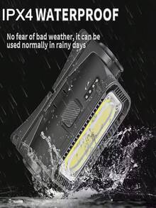 高亮度COB头灯，USB可充电18650电池版，专为户外露营、应急、钓鱼和维修而设计，防水耐用轻便。 - K系列頭燈 - 查看 5