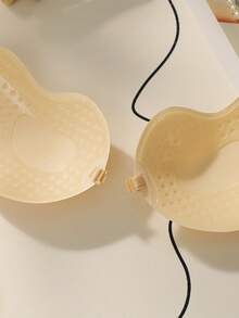 Sujetador adhesivo de silicona invisible para mujeres - 1/2 piezas de talla grande con cierre frontal, push-up, adhesivo, sin tirantes y sin espalda, reutilizable - Multicolor - Ver 3