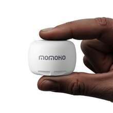 Momoho Mini Altavoz Bluetooth Tamaño pequeño Pero de Gran Calidad de Sonido botón de Selfie de Fotos y contestar Llamadas telefónicas BTS0011 Blanco - Blanco - Ver 9