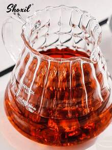 shoxil 1 st. transparent glaskanna, standard kaffekopp för pour over-bryggare, genomskinlig kaffekanna, pour over-kokare - Kaffekanna - Visa 6