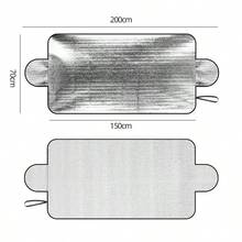 Foldable Car Windshield Sun Shade, Sunshade Board, Blocks UV Rays - Snow Shield - View 2