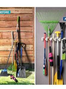 Garage Tool Storage Racks - 白色 - 查看 8