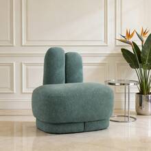 Green + Fabric + Foam + Plywood + Solid Wood + Foam