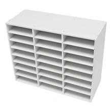 HYYKJ-US 24 Compartments Literature Organizer, Desktop File Holder, Rectangular Office Mailbox - 1 - View 7