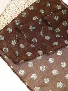 1条150厘米法式复古棕色腰果佩斯利印花围巾，女士细长领巾发带颈部装饰裤装配饰腰带头带夏季发饰度假发带 - 彩色 - 查看 5