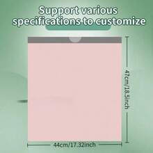 50个/卷 粉色小号浴室垃圾袋，耐用轻薄一次性垃圾袋，适用于办公室和家庭垃圾桶，50个/卷 - 粉紅色的 - 查看 7