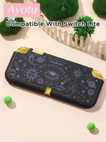 Ayotu 1pc Celestial Pattern Compatible With Switch2/Switch NS/Switch OLED Console Protective Case, New Generation TPU Soft Shell, Universal Gamepad Protective Cover, Switch Controller Protective Cover, Switch Gaming Accessories, Anti-Fall, Anti-Slip, Anti-Scratch, Fashionable, Suitable For Autumn Romantic, Back To School, Valentine's Day, Christmas, Halloween Gifts - Multicolor - View 20