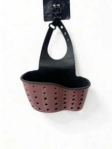 1pc Faucet Mounted Drain Basket - Multifunctional Kitchen Sink Storage Organizer - Multicolor - View 6