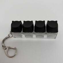 创意手指减压玩具，个性化键帽减压玩具，钥匙扣挂件，爱好，收藏，派对用品，键盘帽，键盘开关测试器，新颖解压玩具 - 彩色 - 查看 21