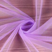 1pc Delicate Transparent Nylon Solid Color Tulle Fabric, Pre-Cut For DIY Wedding Dress, Gown - A - View 52