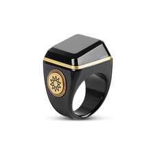 Smart Zikr Ring Praise Tasbih Tally Electronic Digital Counter For Muslims Prayer Time Vibration Reminder - Black-1pc - View 14