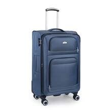 NEW YORK XPRESS Lightweight Water-Resistant Softside Spinner Luggage With Secure TSA Lock,Expandable Design & Organized Interior,Suitable For Long Or Short Travel - 藍色 - 查看 14