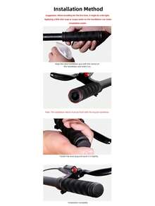 自行车把套，山地车橡胶把套，水波纹防滑软质通用双面把套配件 - 彩色 - 查看 8