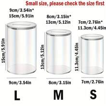 Acrylic Transparent Piggy Bank, Can Save And Withdraw Money, Transparent Piggy Bank With Lid - Clear - View 2