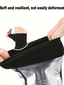 1pc Sauna Foot Sleeve, PU Sports Sweat Foot Cover, Sauna Sweat Foot Protector, Anti-Cracking, Moisturizing, Smooth Coating, Sweat-Inducing, Home Use Foot Sleeve, (This Product Comes In 1pc And 1 Pair) - Multicolor - View 7