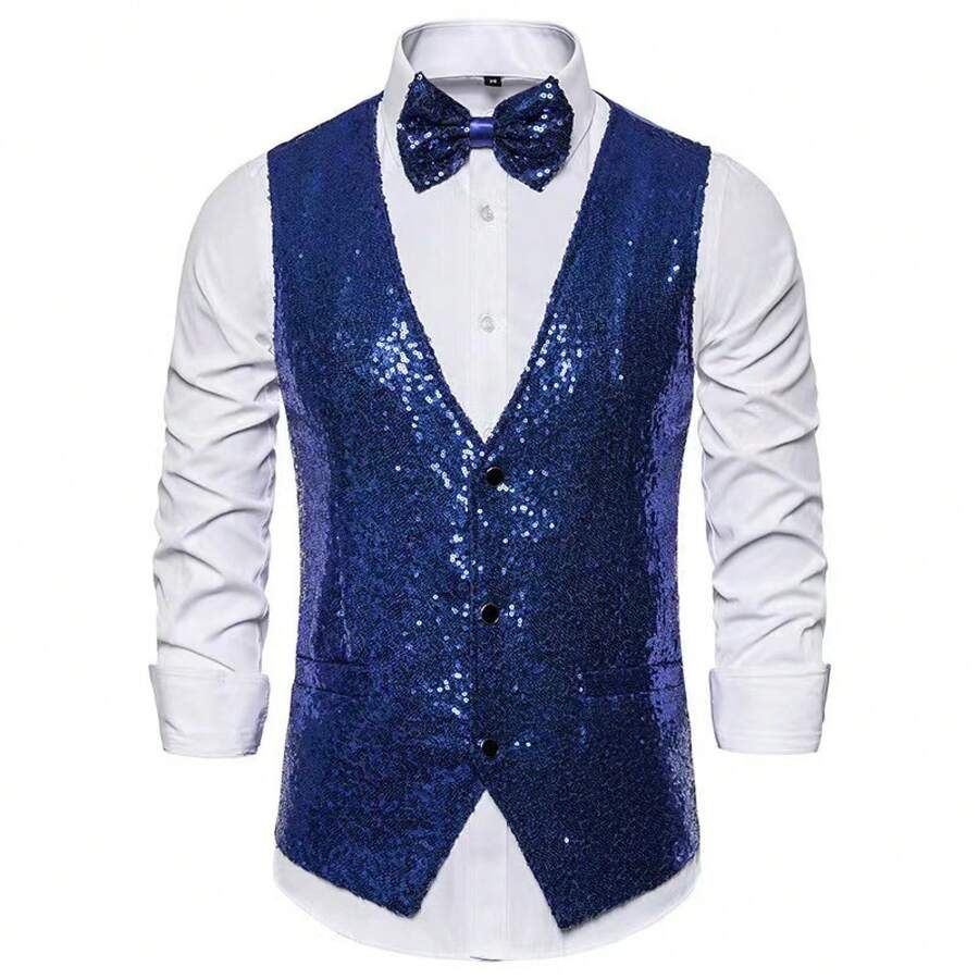 Men Cosplay Clothing - Blue - View 1