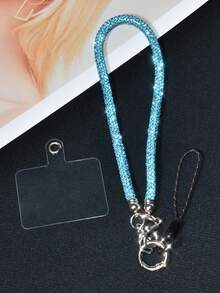 Luxury Crystal Lanyard Long Strap, Bling Bling Crossbody Phone Charm Chain, Fashionable Handbag Shoulder Strap, High-End - Multicolor - View 43