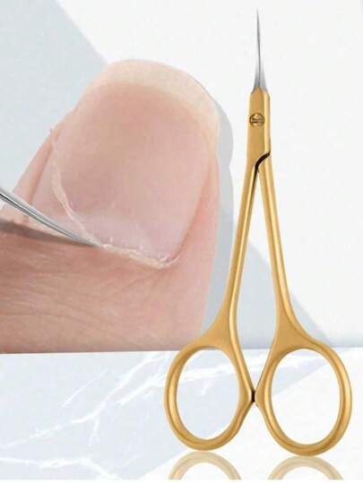 1pc Professional Stainless Steel Cuticle Nipper, Nail Clipper, Cuticle Remover, Suitable For Pedicure And Manicure Accessories Tools