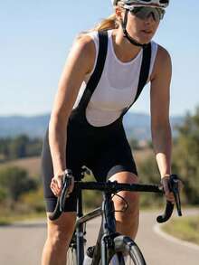 Women's Quick Dry Sleeveless Base Layer Cycling Undershirt Mositure Wicking Tank Tops Running Vests - White - View 8