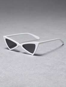 1副/3副复古男士欧美时尚简约猫眼蝴蝶百搭眼镜，适合海滩、派对等场合 - 彩色 - 查看 9