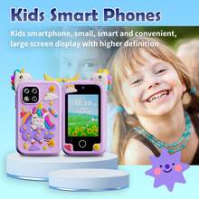 Kids Smart Phone, Touchscreen HD Dual Camera Cell Phone For Kids,2.8" Touchscreen, 20 Games, MP3, Christmas Birthday Gift For Ages 3+, Toddler Toys - Pink - View 11