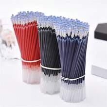 100pcs 0.5mm Fine Tip Refill Ink Cartridges, Black/Blue/Red Ballpoint Pen Refills, Large Capacity For Business, Office & Study - Pen Refill - View 7