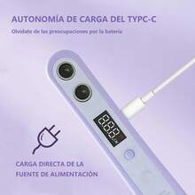 Dispositivo portátil de medición de altura por ultrasonidos Dispositivo de medición de altura | Medidor de altura digital | Medidor de altura por ultrasonidos Tecnología de medición de distancia por ultrasonidos Diseño inalámbrico portátil Rango de medición de 200 cm - MORADO - Ver 8