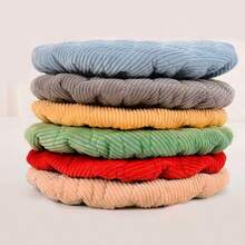 2pcs Round Seat Cushion Covers, Elastic Comfortable Warm Washable For Wooden And Iron Stools, Fits 25cm-30cm, All Season Use, Birthday & Christmas Gift - Multicolor - View 8