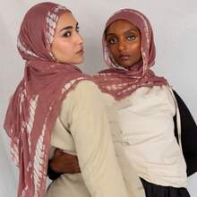 Ink Print Scarf Polyester Cotton Vela Alternative Headscarf Hui  Shawl 180*80cm 1PXA NUHF - 98 - 查看 5