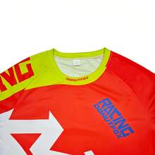 DONUTFOX 2025 自行车服装 山地自行车骑行服 长袖速干透气男士骑行服 摩托车越野服 骑行服 MTB BMX 摩托车越野T恤 - 紅色 - 查看 5